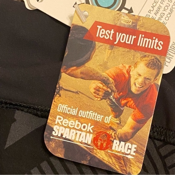 Spartan Race Reebok New Size XS Black Blue Compression Moisture Wicking - Picture 7 of 7